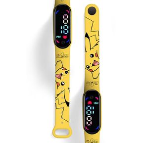 Reloj Led Pokemon Pikachu Digital Niños Envío Inmediato