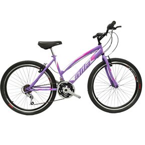 Bicicleta Todo Terreno dama atila rin 26 violeta