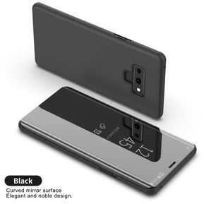 Espejo inteligente Flip caso de teléfono para Samsung Galaxy S9 S10 S8 S7 S6 Edge Plus S10E clara cubierta visual para samsung Nota 9 8 5 4 3