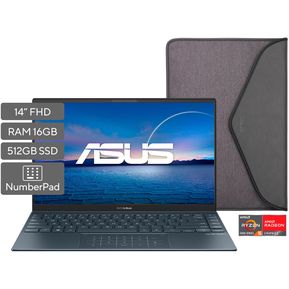 Portátil Asus Zenbook 14 Pulgadas AMD RYZEN R5 16GB 512GB