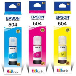 Tinta Epson 504 Original Kit 3 colores L4150 L416 L616 L6171 L6192