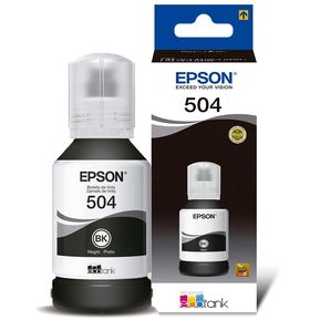 Tinta Epson 504 negro para impresoras L4150 L4160 L6161 L6171 L6191