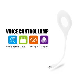 Lámpara de Noche Inteligente USB con Voz
