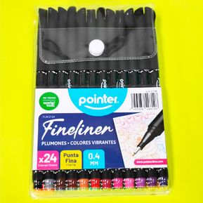 Plumígrafo, Micropunta Pointer X 24 Colores Punta 0.4 Mm.