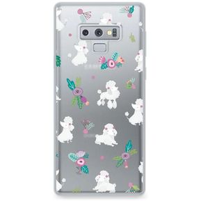 Funda para Samsung Galaxy Note 9 - Poodles & Flowers, Smooth...