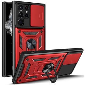 Para Samsung Galaxy S22 Ultra Phone Case (Rojo)