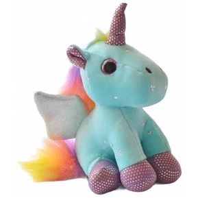 Peluche Unicornio Mediano Lindos Colores Promo