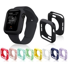 Más vendido Soft TPU Cover Protector pantalla para Apple Watch Case 38404244mm