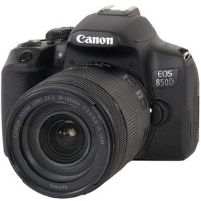 Cámara Canon EOS 850D con 18-135mm IS USM Lente - Negro