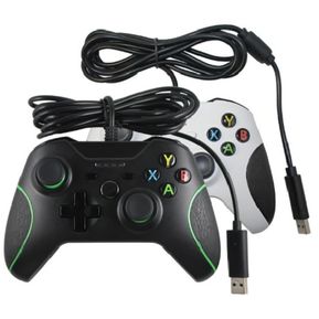 Control Alámbrico Para Xbox One  Con 2.2m De Cable Negro/Blanco