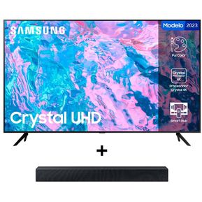 Combo TV SAMSUNG 50 Pulgadas Crystal UHD + Barra HW-C400