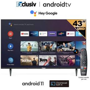 Televisor Caixun 43 Pulgadas 4K Smart Google Tv