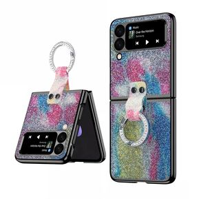 Samsung Galaxy Z Flip3 5G Ring Buckle Diamond Stand Phone Case