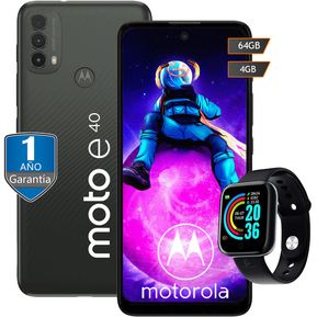 Celular Motorola Moto E40 64GB 4GB + Ban...