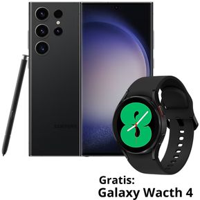 Celular Samsung Galaxy S23 Ultra 256GB Negro + Reloj Watch 4