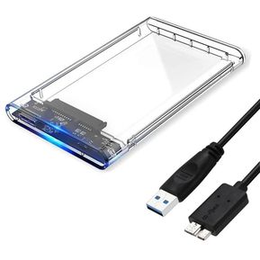 Estuche Disco Duro 3.0 Transparente DN-K209 USB 3.0 Case