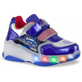 Tenis patines con luces Quitt Azul para niño Los Gomosos