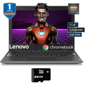 Laptop Lenovo Chromebook 100E 32GB 4GB +...