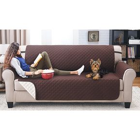 Funda Doble Faz Forro Protector Sofa 3 Puestos