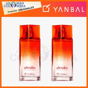 Perfume Mujer Adrenaline yanbal 75ml Pack 2 Unidades