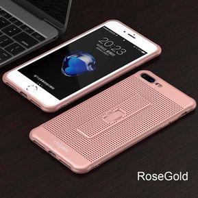 Funda Case Con IPhone 7 Plus Carcasa Con Soporte-Oro Rosa