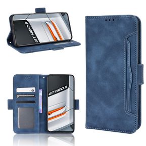Estuche Para OPPO Realme GT Neo 3 billetera de cuero Flip Vintage - Azul