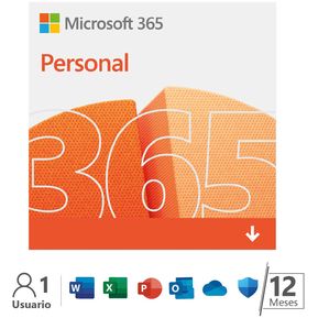 Microsoft Office 365 Personal Para 1 Usuario 5 Dispositivos / 12 Meses