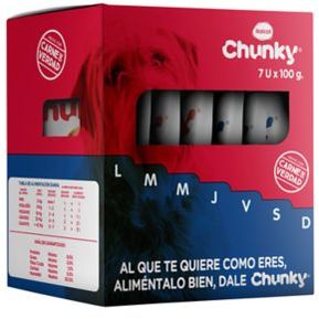 Alimento Humedo Para Perro Deli Dog Trozos Surtido Chunky X7Und 100 G