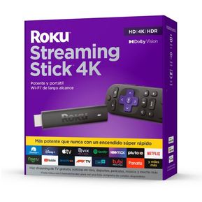 Roku Streaming Stick 4k 3820 Control De Voz 4k Negro 1gb Ram