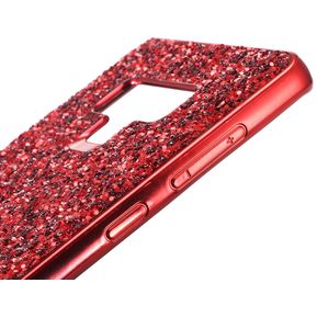 Funda De TPU Glitter Para Samsung Galaxy Note 9 6.4"-Rojo