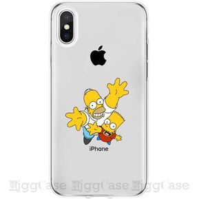 Funda iPhone X o xs Homero y bart