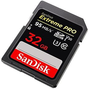 Tarjeta De Memoria Sandisk 32Gb SD Extreme Pro 95mbs