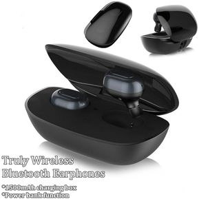 Mini TWS True Wireless Bluetooth Dual Headphones Earbuds con