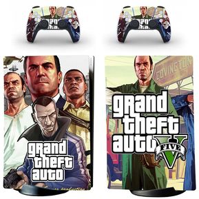 Grand Theft Auto V GTA 5 PS5, edición Digital, pegatina de piel, cubierta para PlayStation 5, c BQ