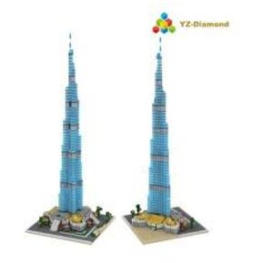 BURJ KHALIFA TOWER Diamond Blocks lego - YZ053 - 1681 PCS