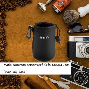 Matin Neoprene Waterproof Wating Soft Camera Bolsa Bag Case Size-S M L XL
