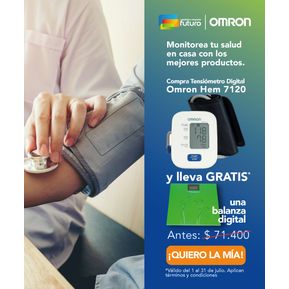 Tensiómetro digital Omron Hem7120 + Balanza digital
