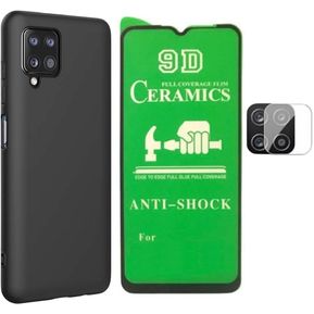 Silicone Case Para Samsung  M12 + Cerámica + Vidrio Cámara