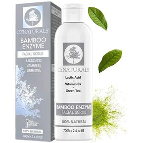 OZNaturals Bamboo Enzyme Exfoliating Facial Scrub - 68 g