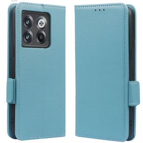 Estuche Para OnePlus Ace Pro/OnePlus 10T Billetera De Magnética Flip - Azul claro