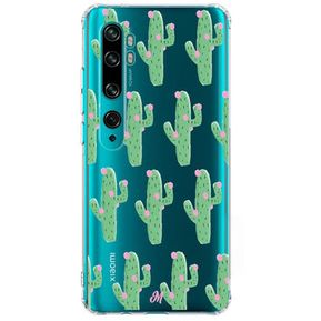 Funda Cactus Con Flor Rosa Shockproof Xiaomi Mi 10 10pro