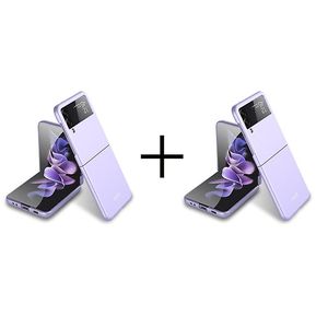 Adecuado para Samsung Galaxy Z Flip 3 5g Pc Phone Case 2pcs / multicolor Matte Phone Case 2pcs