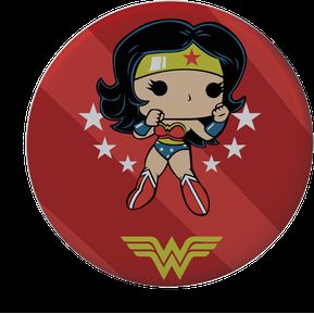 Wonder Woman DC Comics Botón Pinback