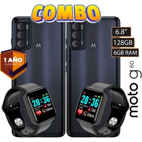 Combo 2 Celulares Motorola Moto G60 128G...