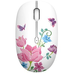 2.4g Usb Wireless Silent Mouse 1600dpi Cute Pink Gaming For