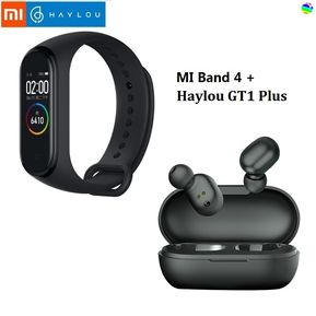 Xiaomi Combo Haylou GT1 Plus Auriculares_Negro+Xiaomi Mi Band 4_Negro