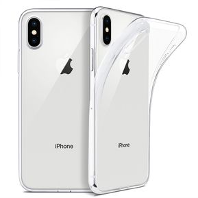 Funda de teléfono transparente para iPhone 7, funda de iPhone XR, funda trasera de silicona blanda para iPhone 11 Pro XS Max X 8 7 6 6s Plus 5 5S SE(#Transparent)