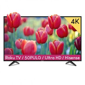 Pantalla Hisense 50 Led 4K UHD Smart TV Roku 50R6G