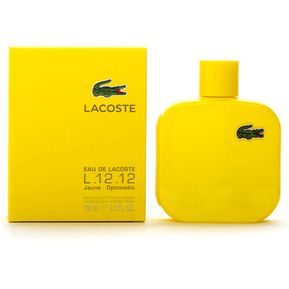 Perfume Lacoste L1212 Jaune Hombre 3.3oz 100ml Yellow Amarillo