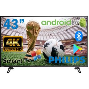 Smart TV Philips 43" LED 4K 43PFL5766/F7 Reacondicionado